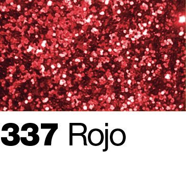 PINTURA PARA TELA - GLITTER ROJO, 40 ML