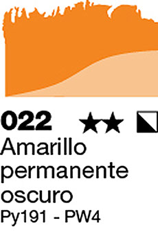 COLORES AL OLEO - AMARILLO PERMANENTE OSCURO, 22 ML