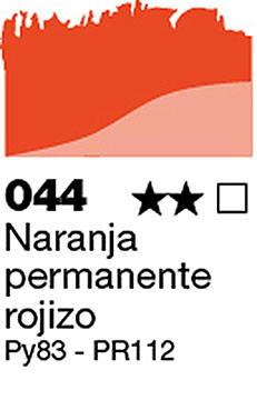 COLORES AL OLEO - NARANJA PERMANENTE ROJIZO, 22 ML