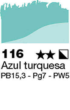 COLORES AL OLEO - AZUL TURQUESA, 22 ML