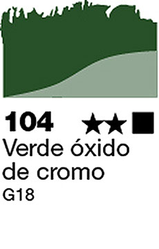 COLORES AL OLEO - VERDE OXIDO DE CROMO, 60 ML