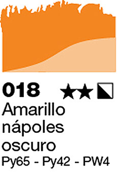 COLORES AL OLEO - AMARILLO NAPOLES OSCURO, 120 ML