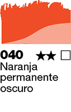 COLORES AL OLEO - NARANJA PERMANENTE OSCURO G2, 120 ML