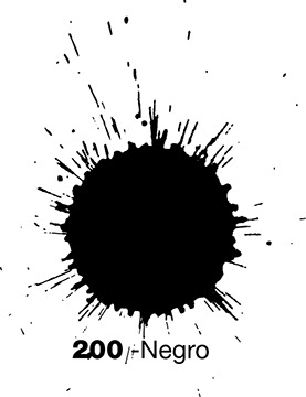 TEMPERA - NEGRO, 200 ML