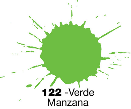 ACRILICO ESCOLAR - VERDE MANZANA, 40 ML