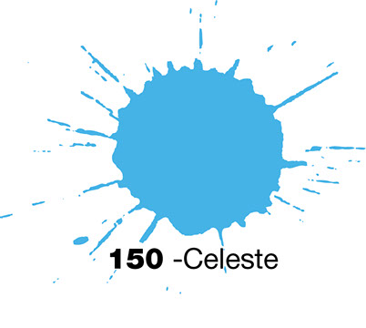 ACRILICO ESCOLAR - CELESTE, 40 ML
