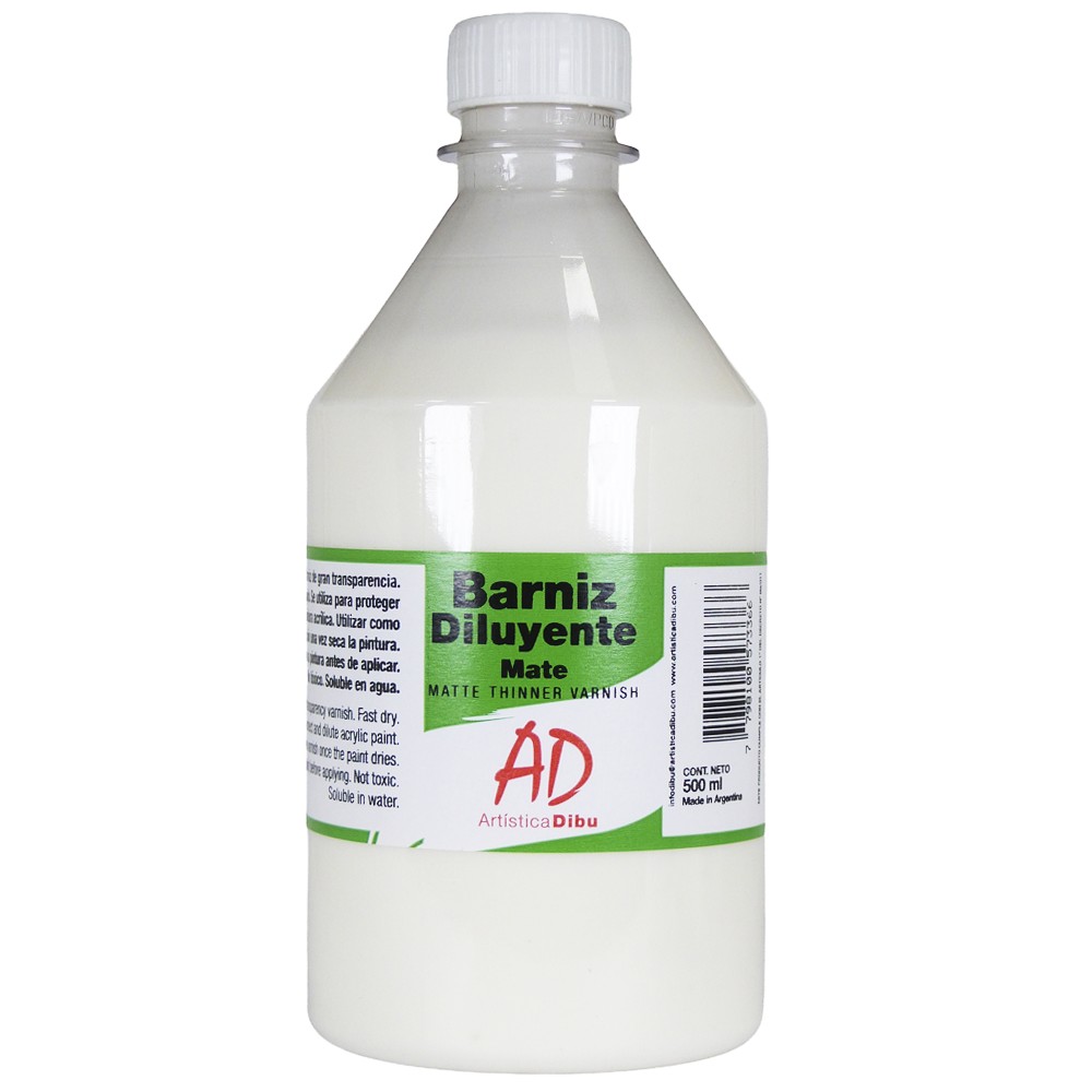 BARNIZ ACRILICO MATE - 500 ML